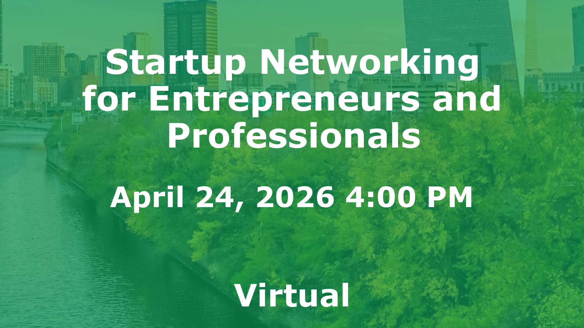 Startup Networking for Entrepreneurs and Professionals event image